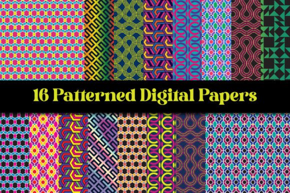 Abstract Background Patterns for Creative Graphics
