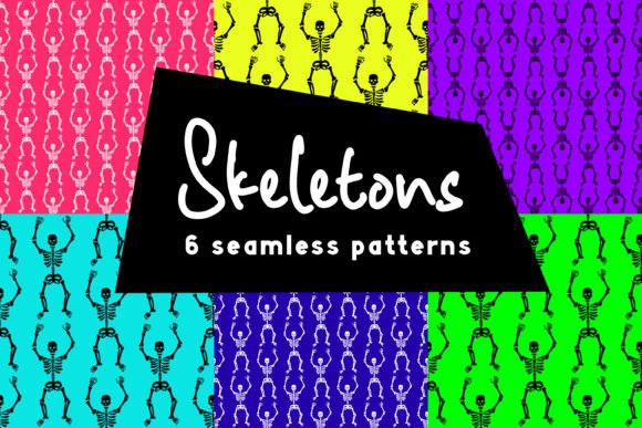 Creepy Skeletons Seamless Patterns Review
