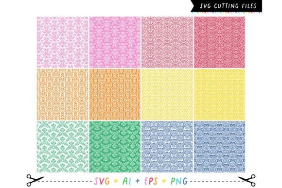 Damask Patterns for Small Business Branding