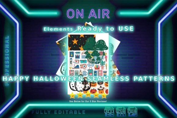 Happy Halloween Seamless Patterns Review