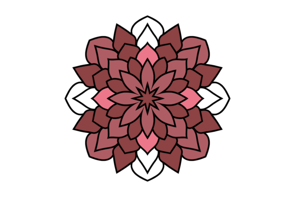 Mandala Patterns Design Colorfu - A Versatile Graphic Asset for Handmade Creations