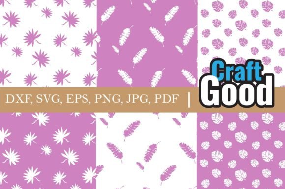 Tropical Palm Leaves Patterns for Branding and Marketing